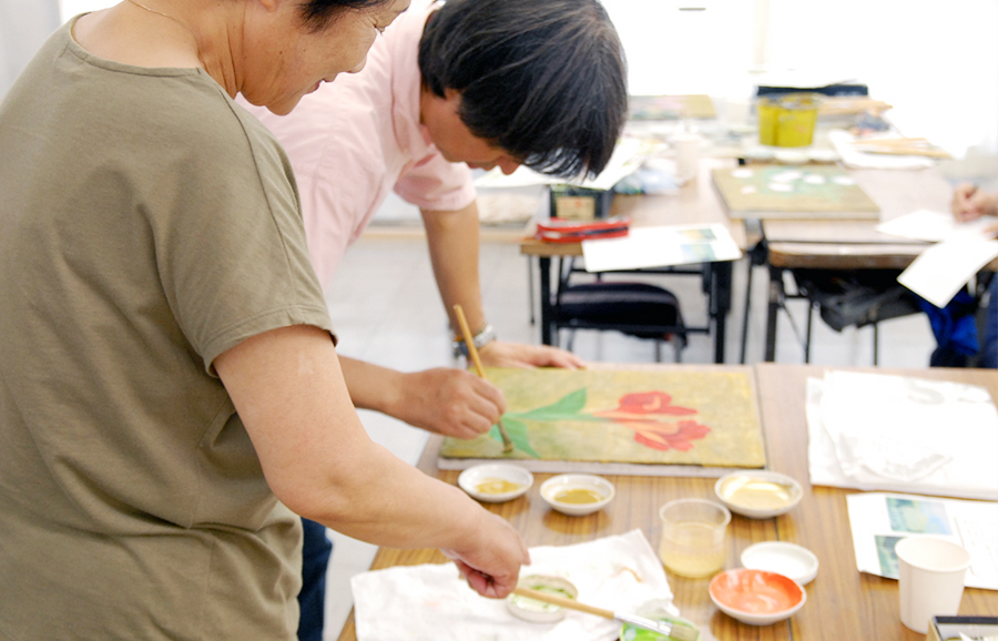 日本画を描く 絵画教室 彩光舎 さいたま市浦和で基礎から学ぶアートスクール 日本画を描く 絵画教室 彩光舎 さいたま市浦和で基礎から学ぶアートスクール