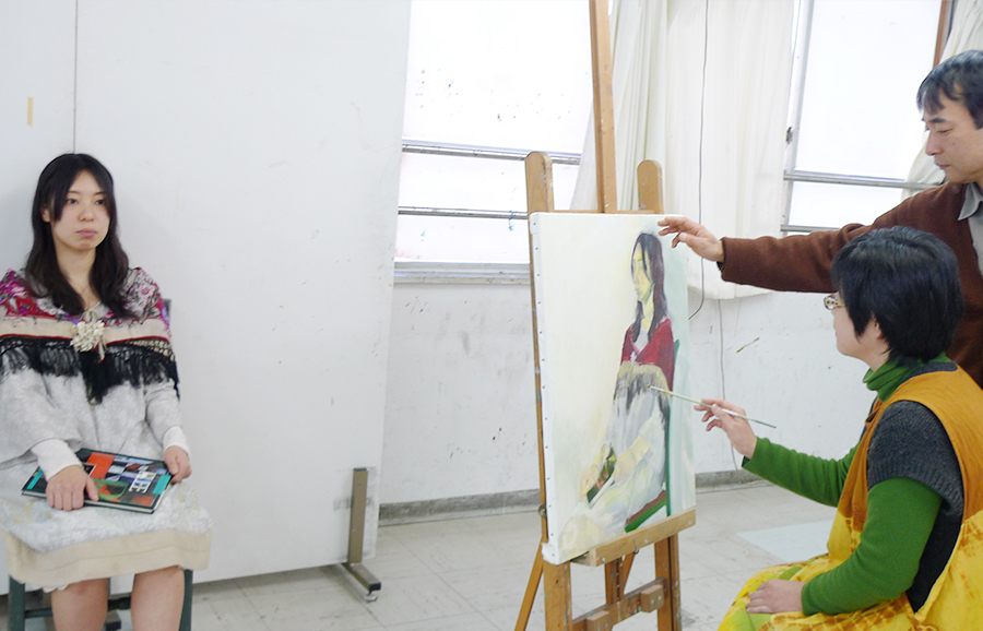 人物を描く 絵画教室 彩光舎 さいたま市浦和で基礎から学ぶアートスクール
